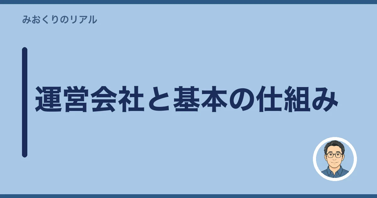 運営会社と基本の仕組み
