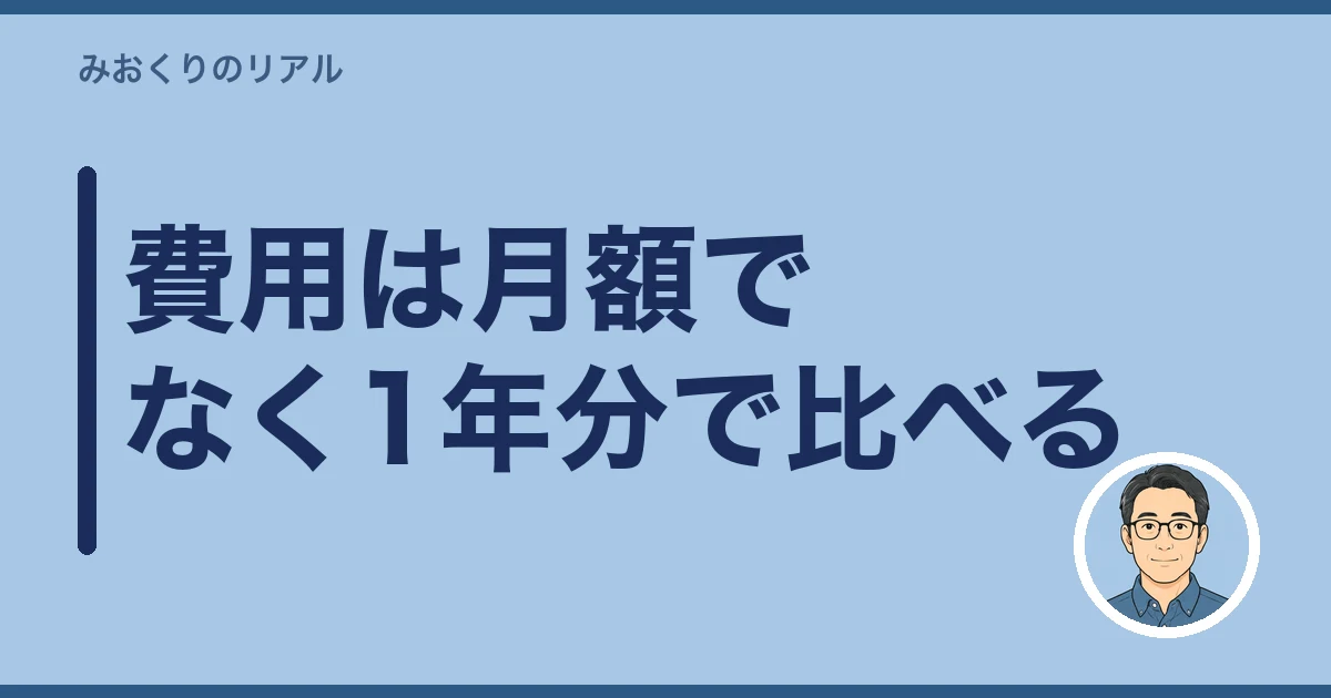一人暮らしの親 心配 見守り|費用は月額でなく1年分で比べる